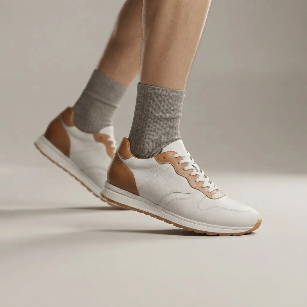 Sneaker worn in a campaign scene